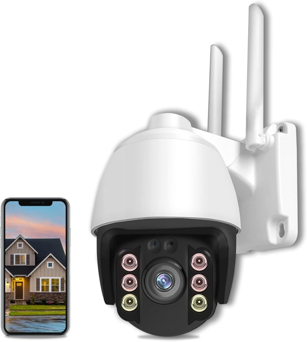 Wireless WiFi 1080P Security Camera with Motion Detection, Auto Tracking, Two Way Audio, Full Color Night Vision P646