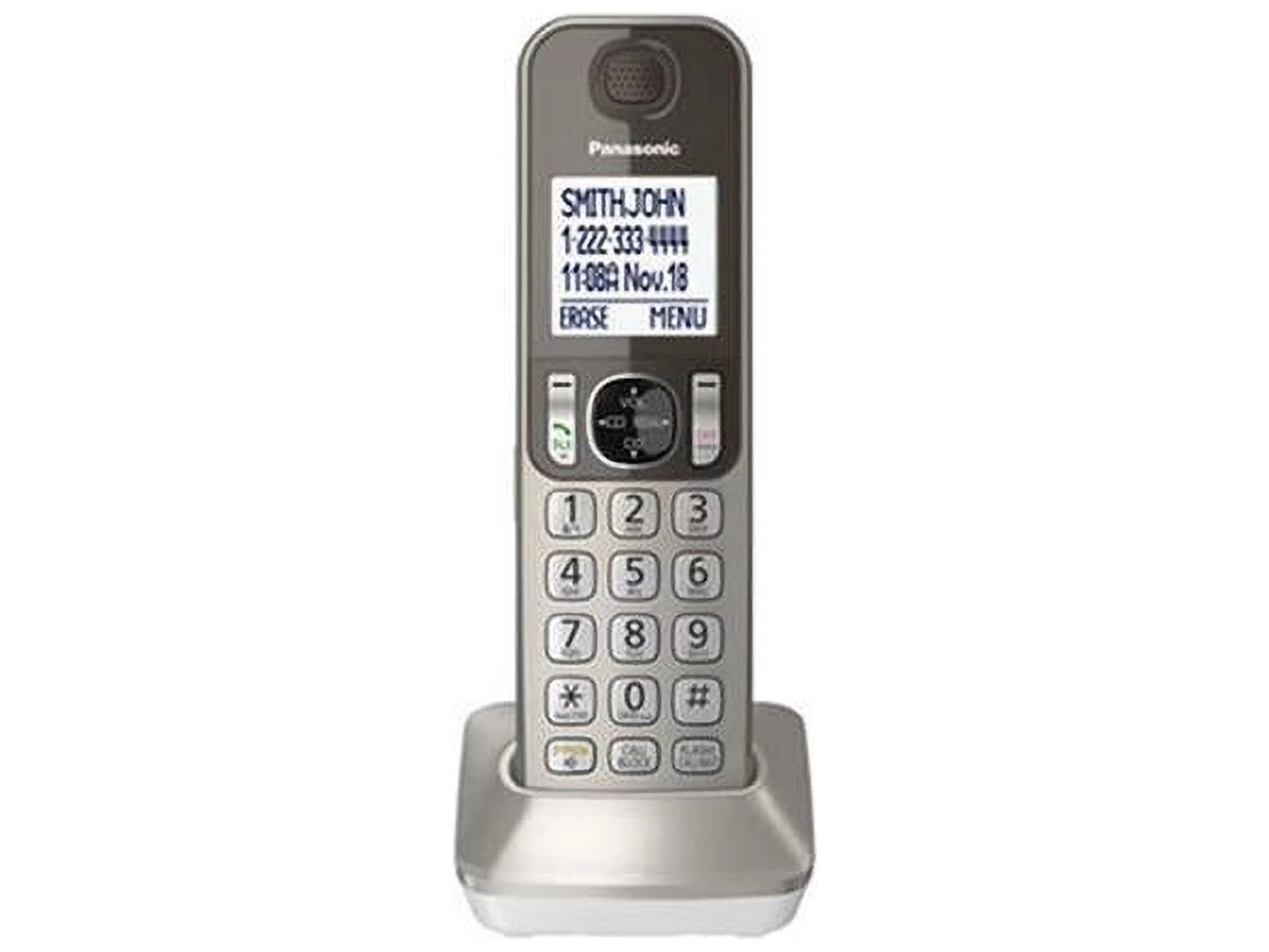 Silver Black Cordless Phone with Speakerphone P69621