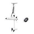 White 55LBS 48" Shaft Bow Mount Electric Trolling Motor with 2.4G Remote Control H422
