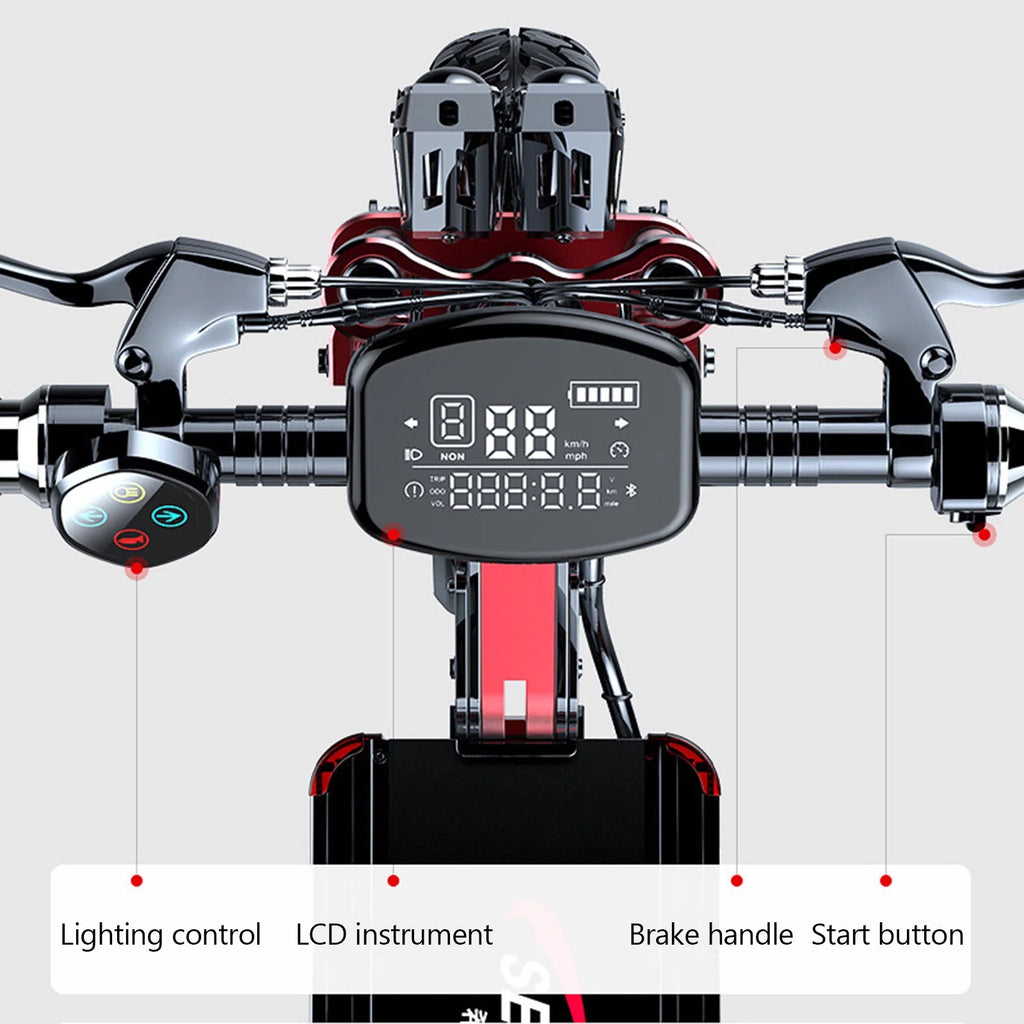 2000W 21ah off-road alloy electric scooter with 12" tires P318563