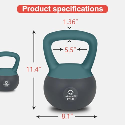 Soft Kettlebell 20lbs Anti Slip Hand Kettlebell Weights V6083