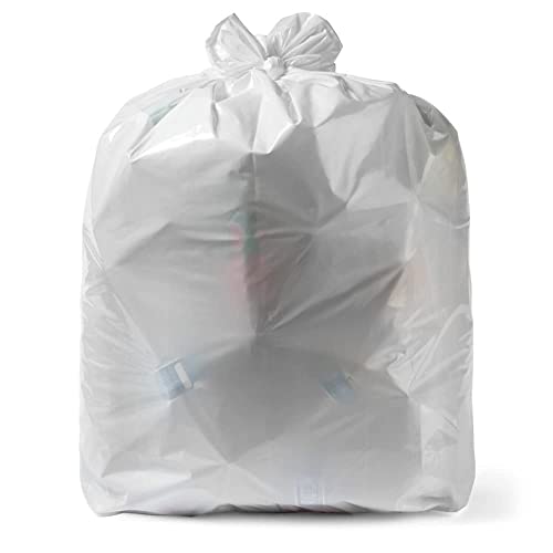 4 Gallon 0.5 Mil White Trash Bags R640