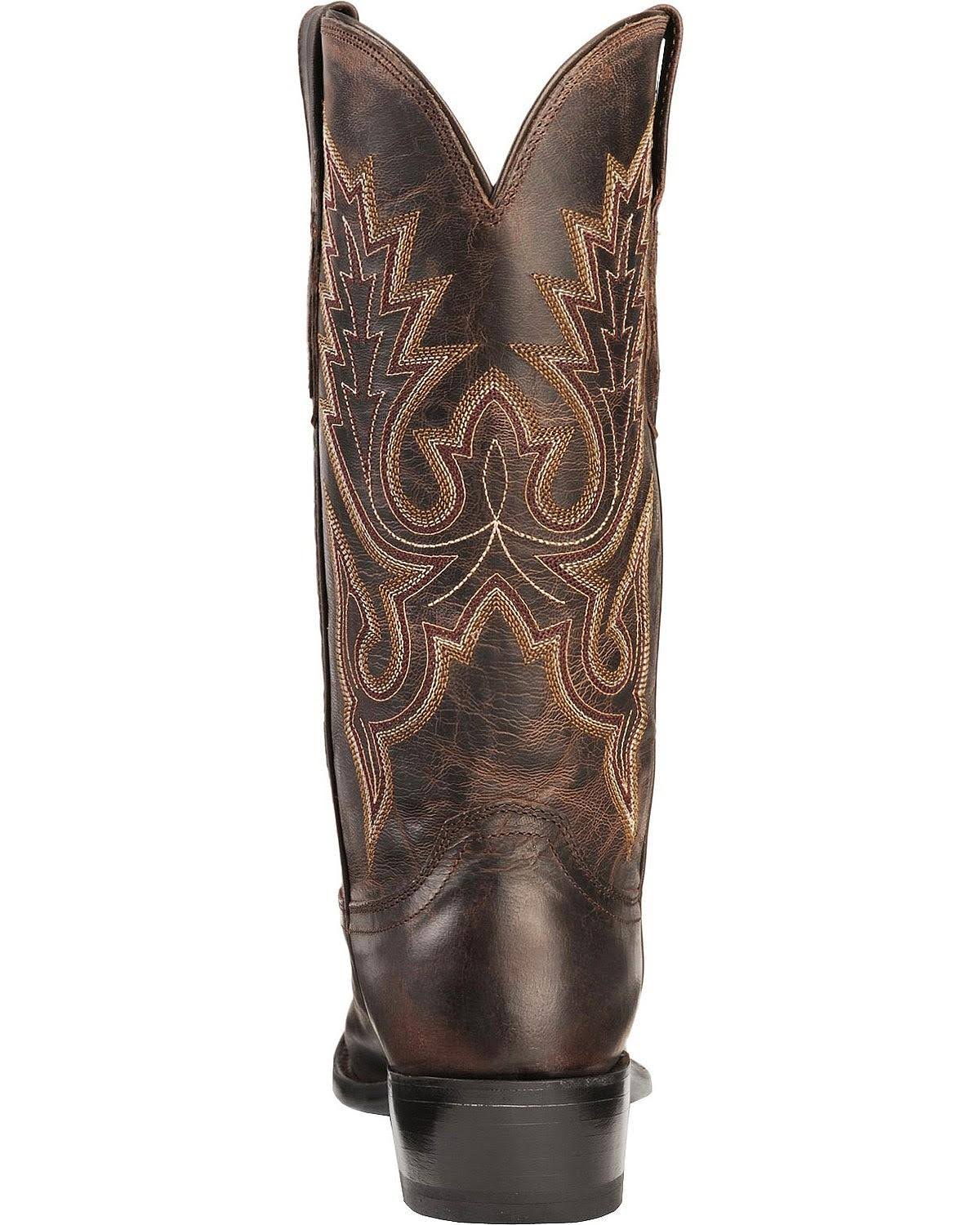 Chocolate Madras Goat Cowboy Boots K412