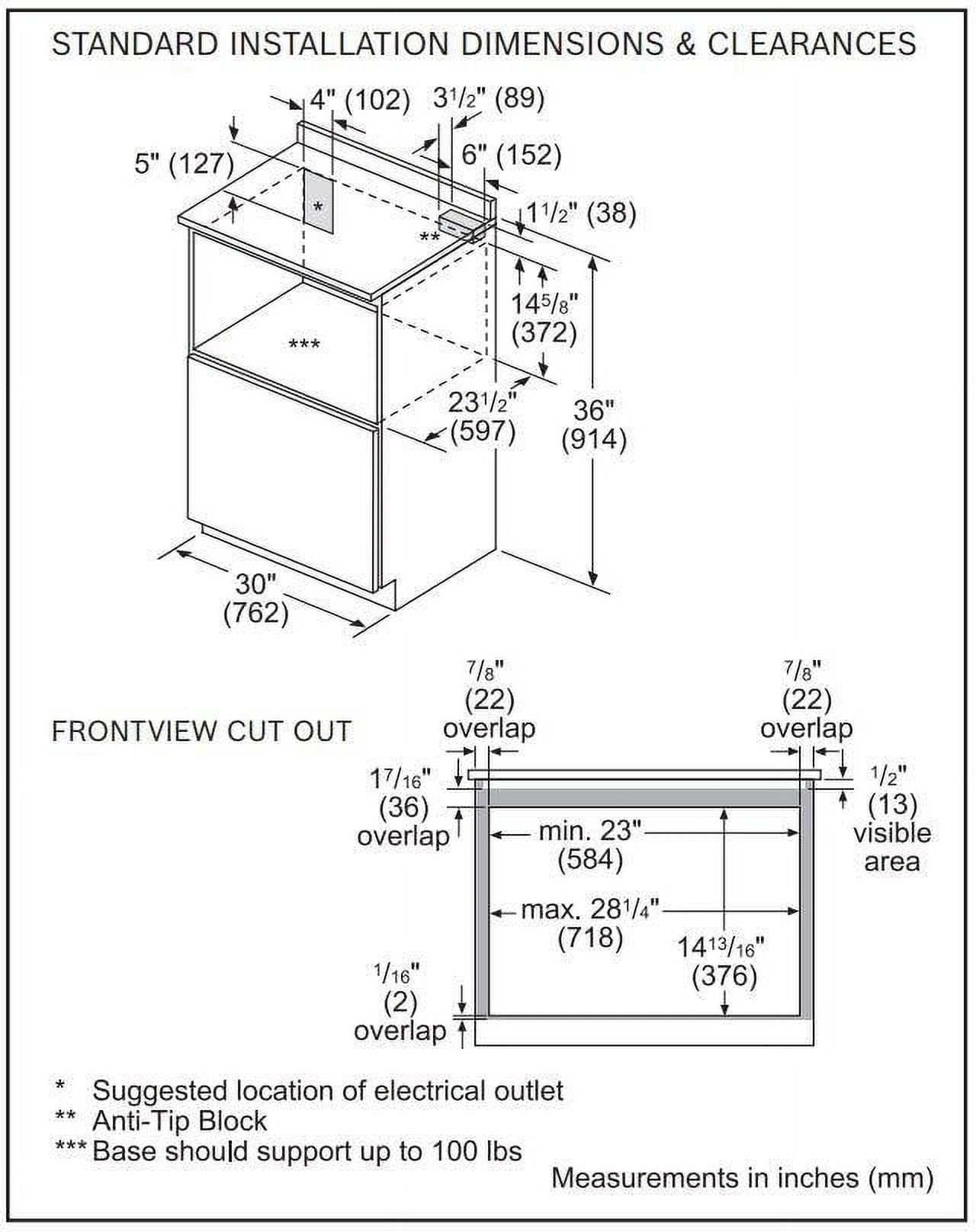 Stainless Steel Microwave Drawer J8914