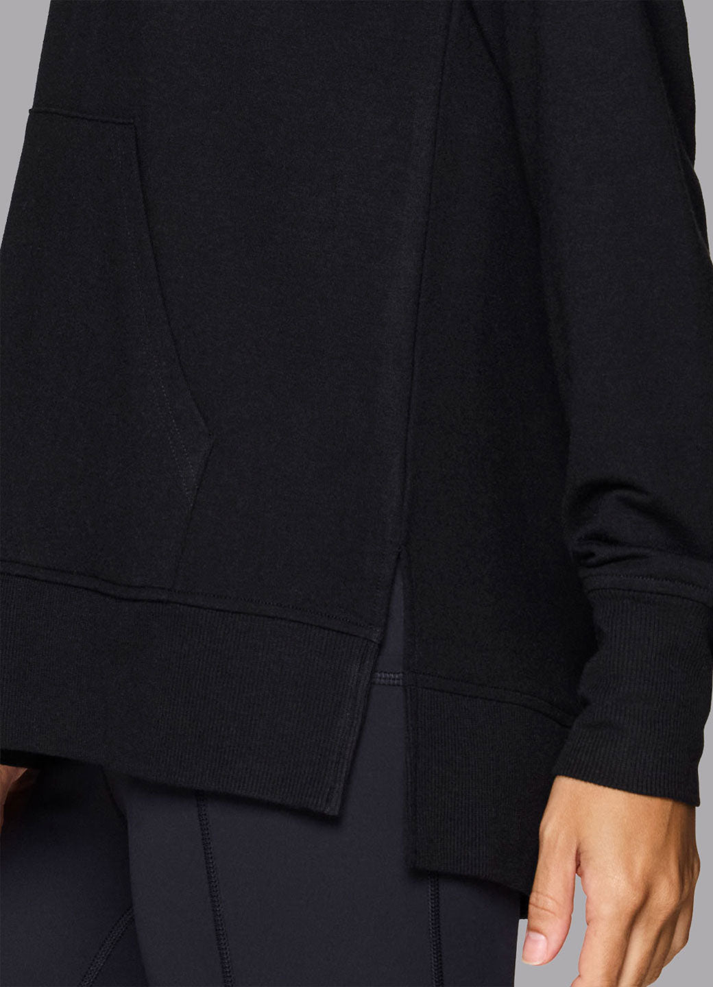 French Terry Hoodie Tunic