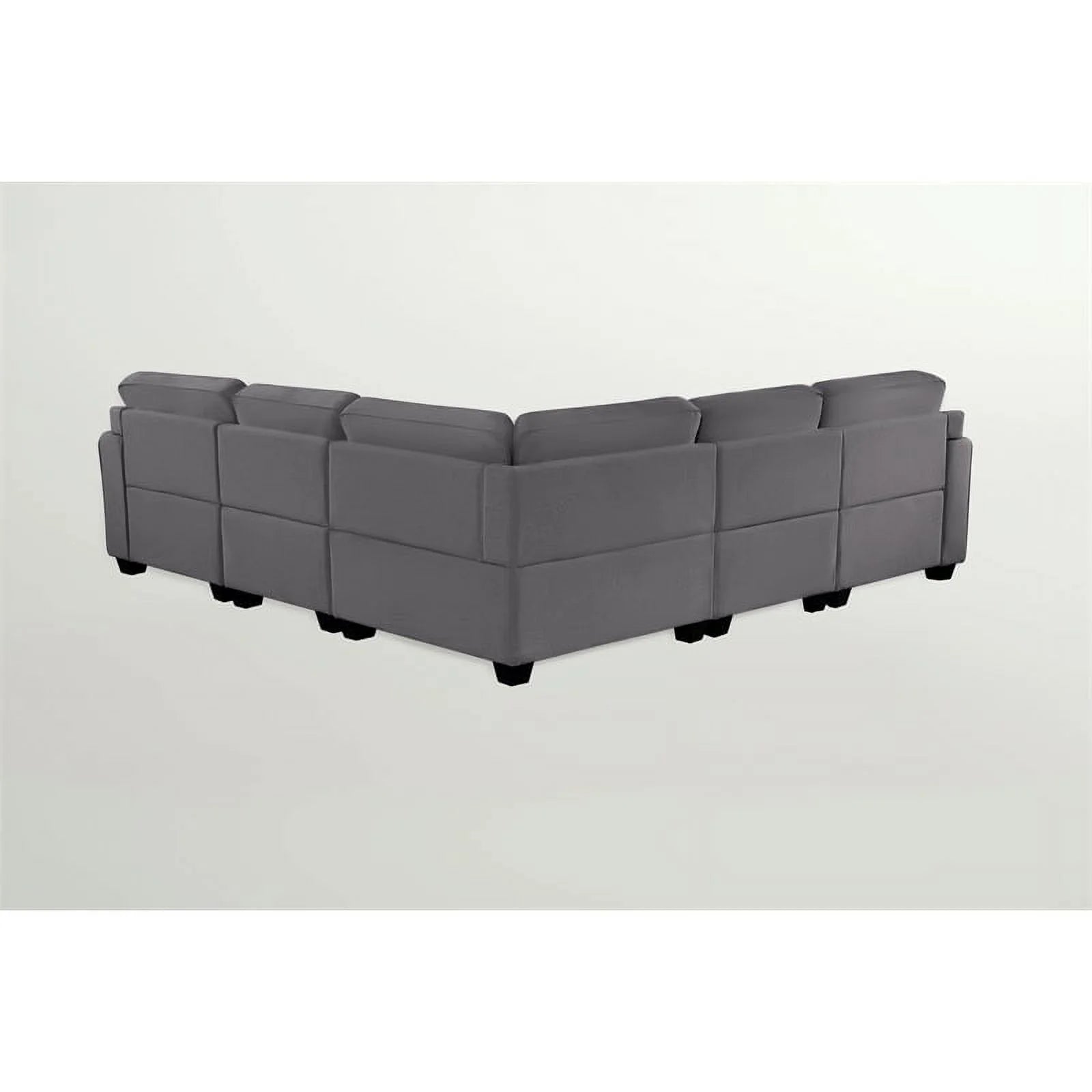 Fabric Reversible Sectional Sofa J6014