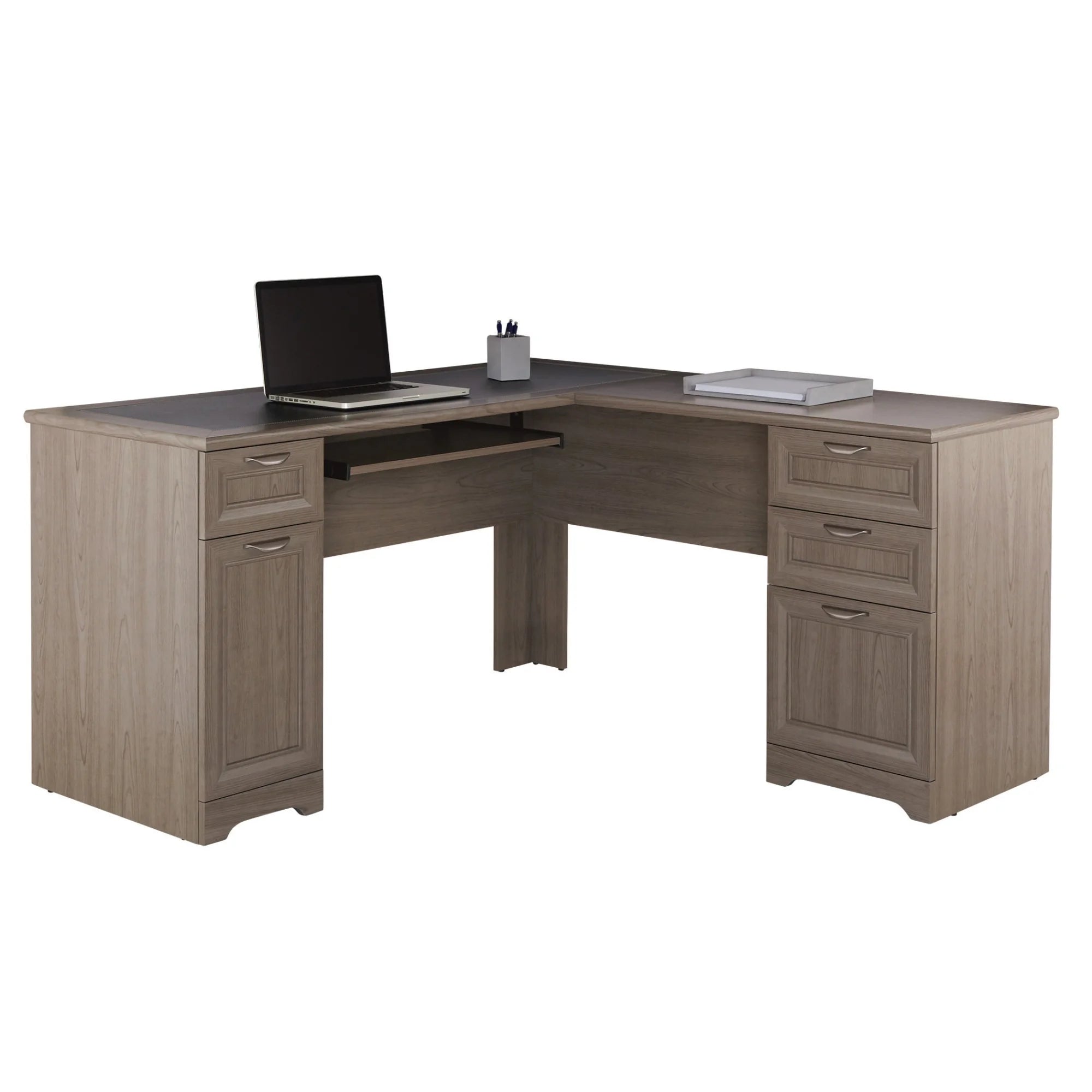 Gray L-Shape Corner Desk V523