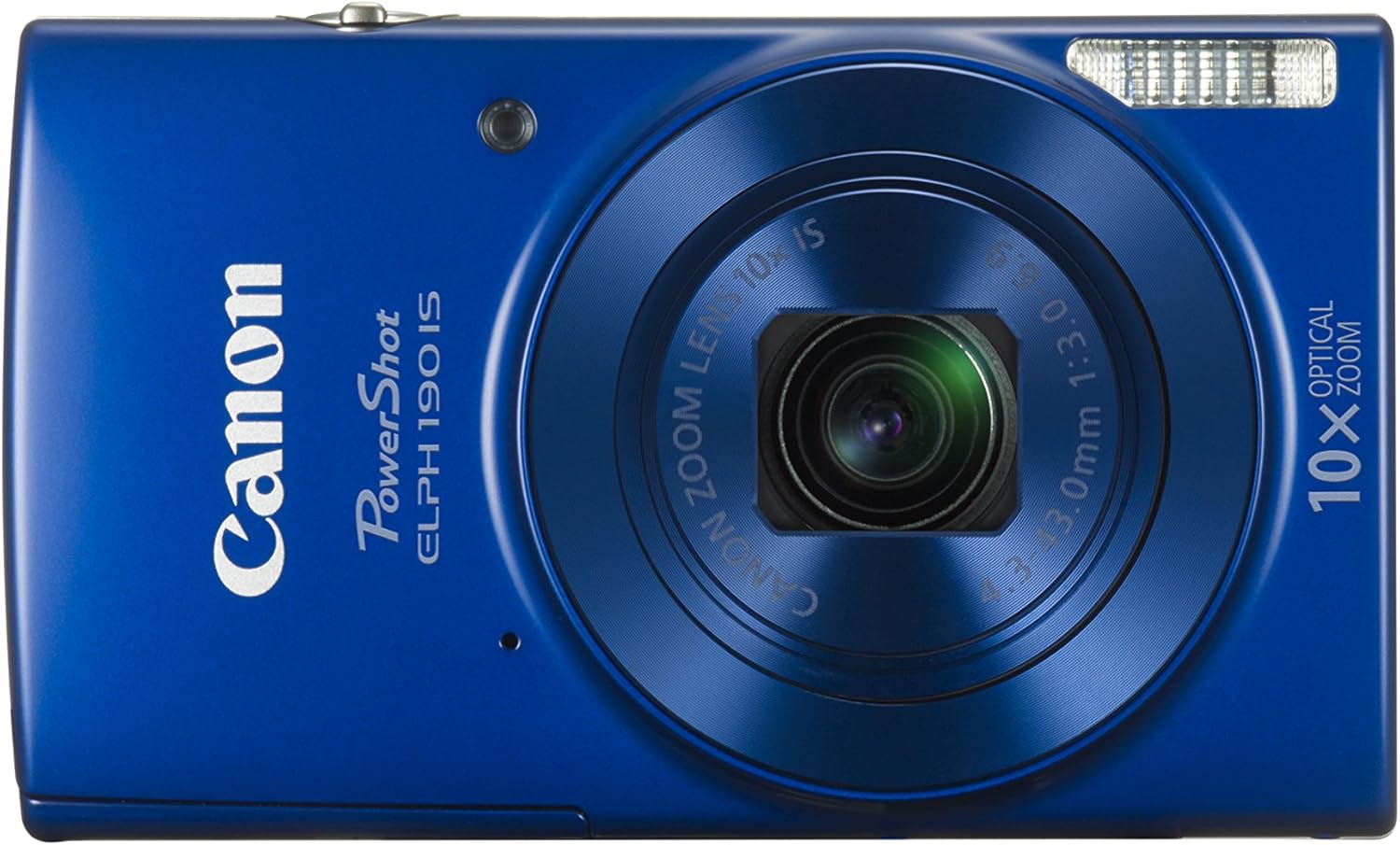 Blue Digital Camera with 10x Optical Zoom and Image Stabilization S46369