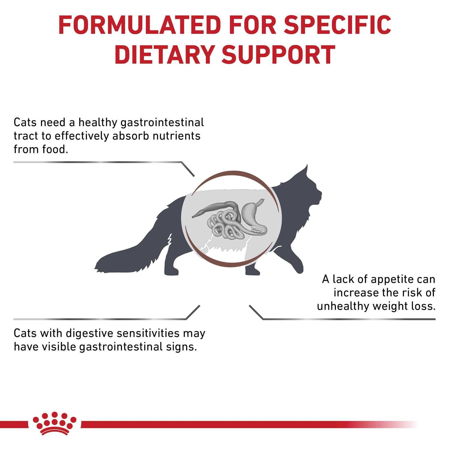 Veterinary Diet Feline Gastrointestinal Dry Cat Food R2986