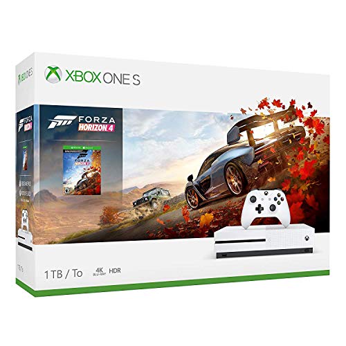 Xbox One S 1TB White Gaming Console with 4K Blu-Ray Player A6607