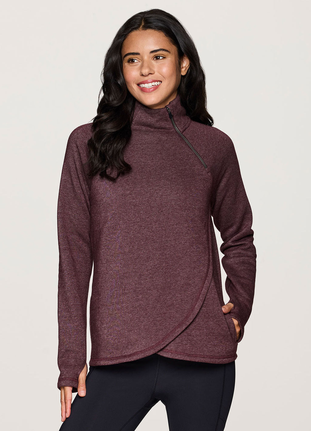 Ready To Roll Fleece Mock Neck Pullover