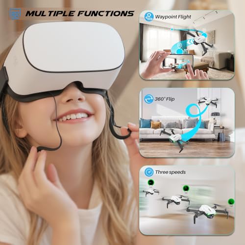 Drone With Camera 1080P, RC Quadcopter With Altitude Hold, Mini Drone Q297