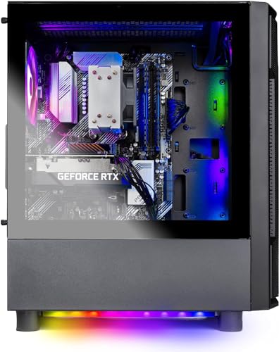 Black Gaming PC, Intel i7 12700F, RTX 4060, 1TB NVME, 16GB DDR4 RAM W22363