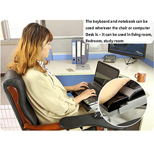 White Ergonomic Adjustable Keyboard Tray V324
