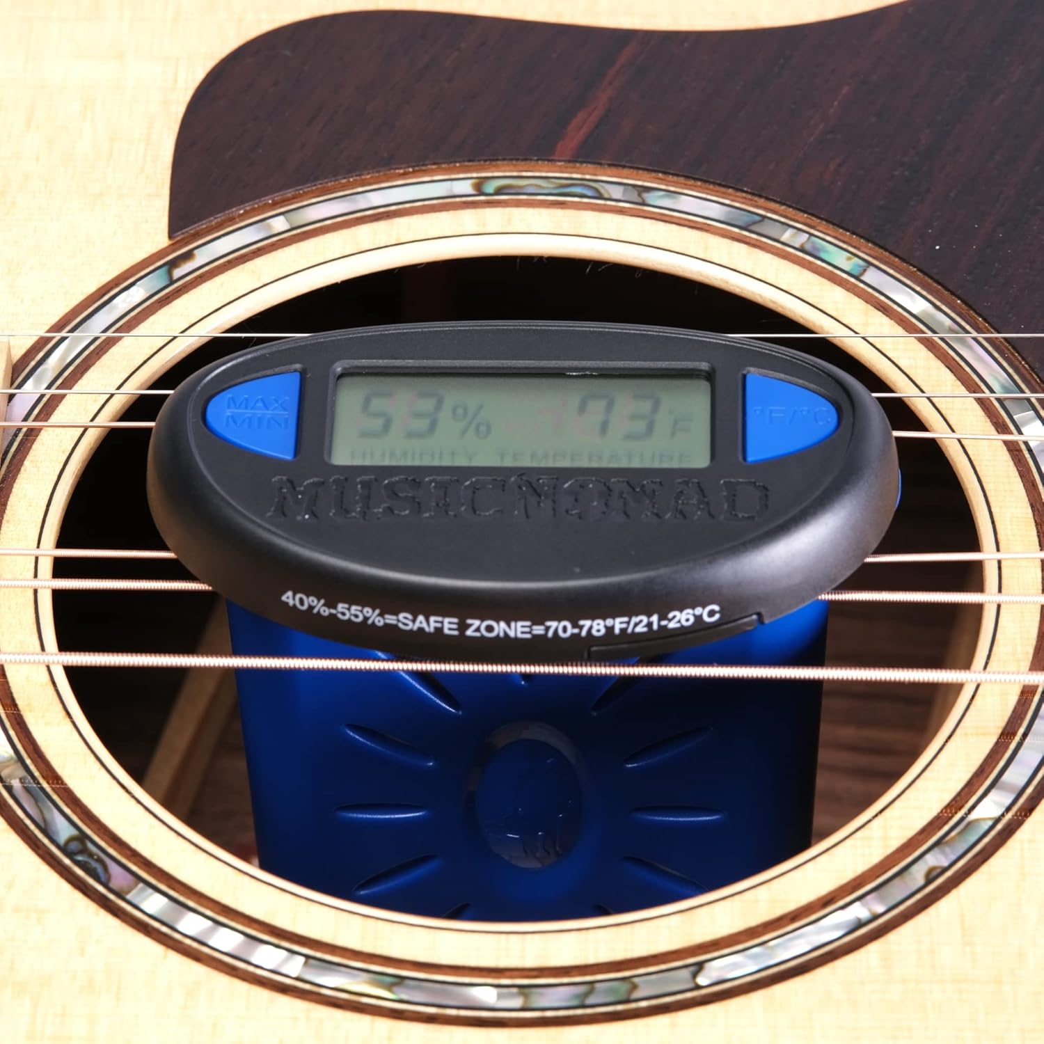 Acoustic Guitar Humidifier & Hygrometer I980753