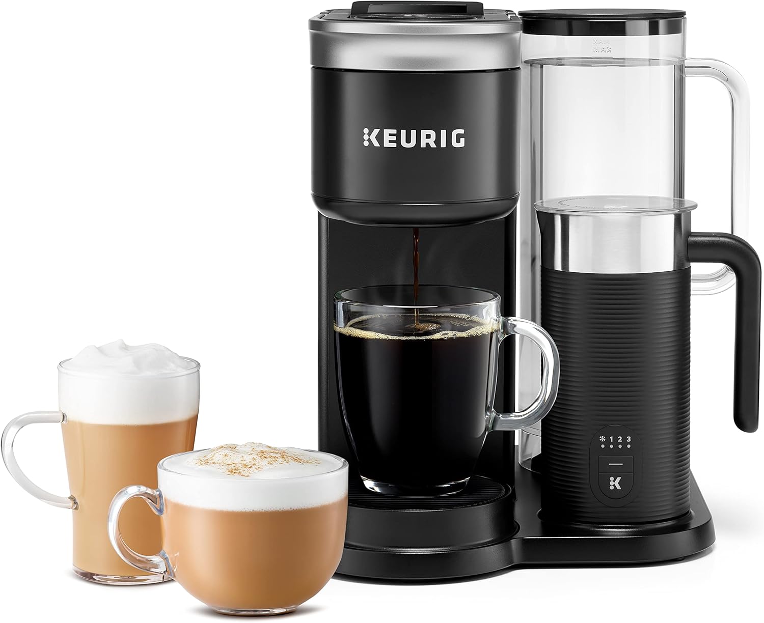 Single Serve K-Cup Pod Coffee, Latte and Cappuccino Maker W695507