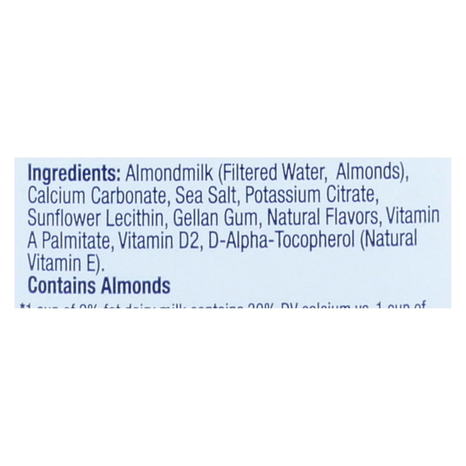 Unsweetened Original Almond Milk, Case of 12, 32 fl oz. G12613