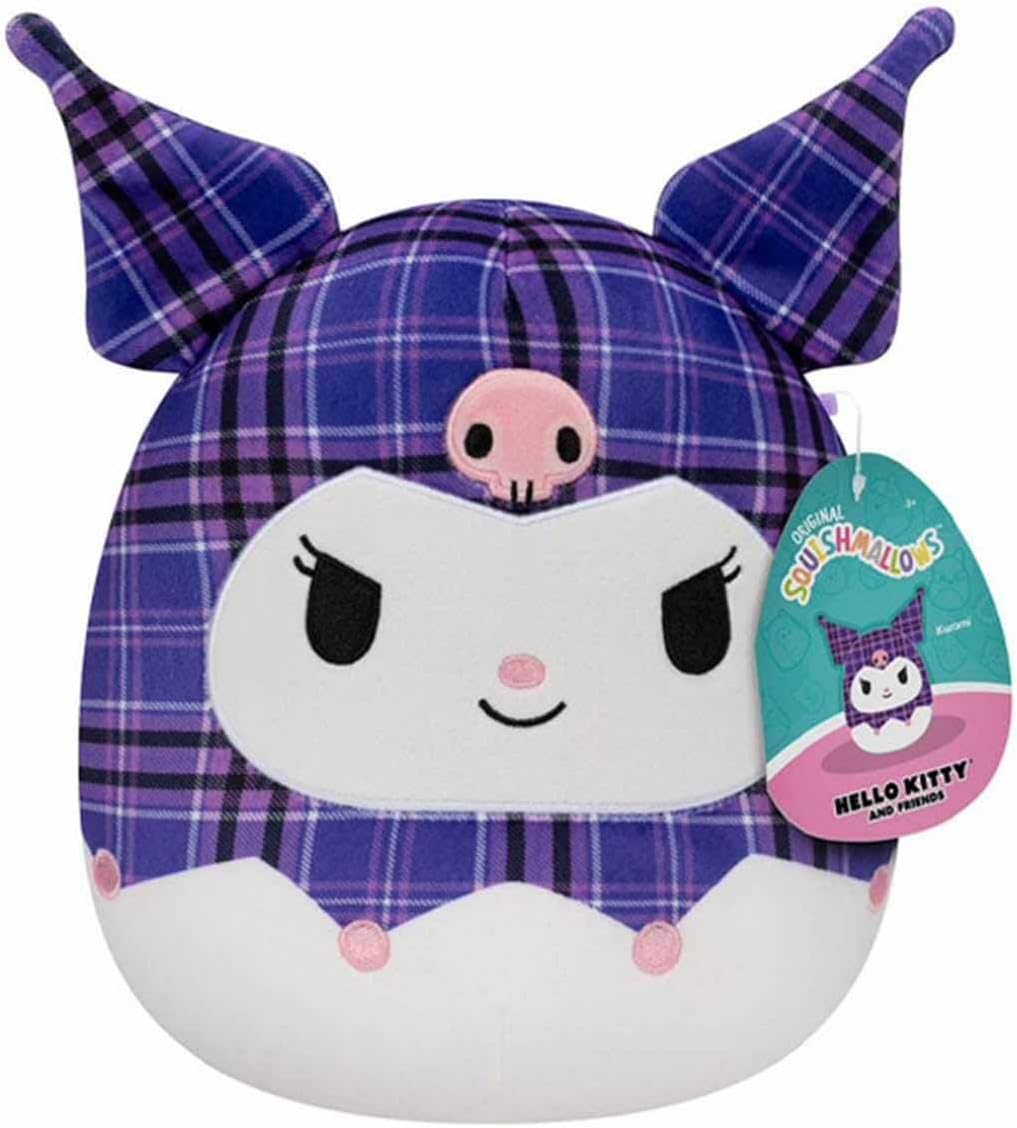 8 Inch Plush Plaid Kuromi L357452