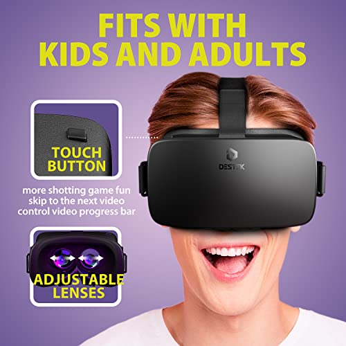 Black VR Headset with Controller Q74334