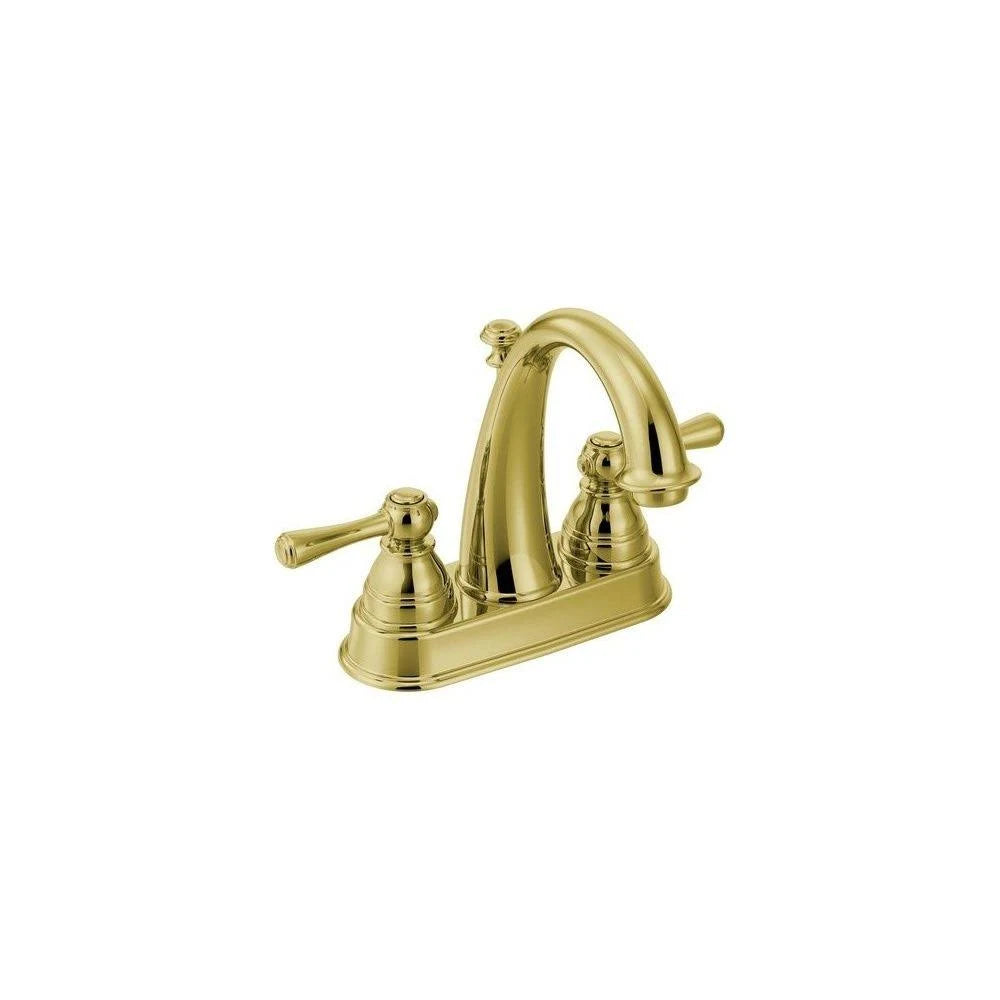 Two Handle Bathroom Faucet Polished Brass U8122
