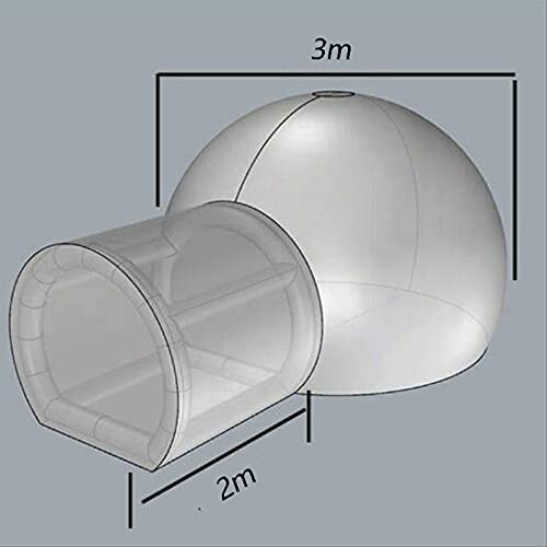 Inflatable Bubble Tent Clear Transparent Outdoor Tents F53567