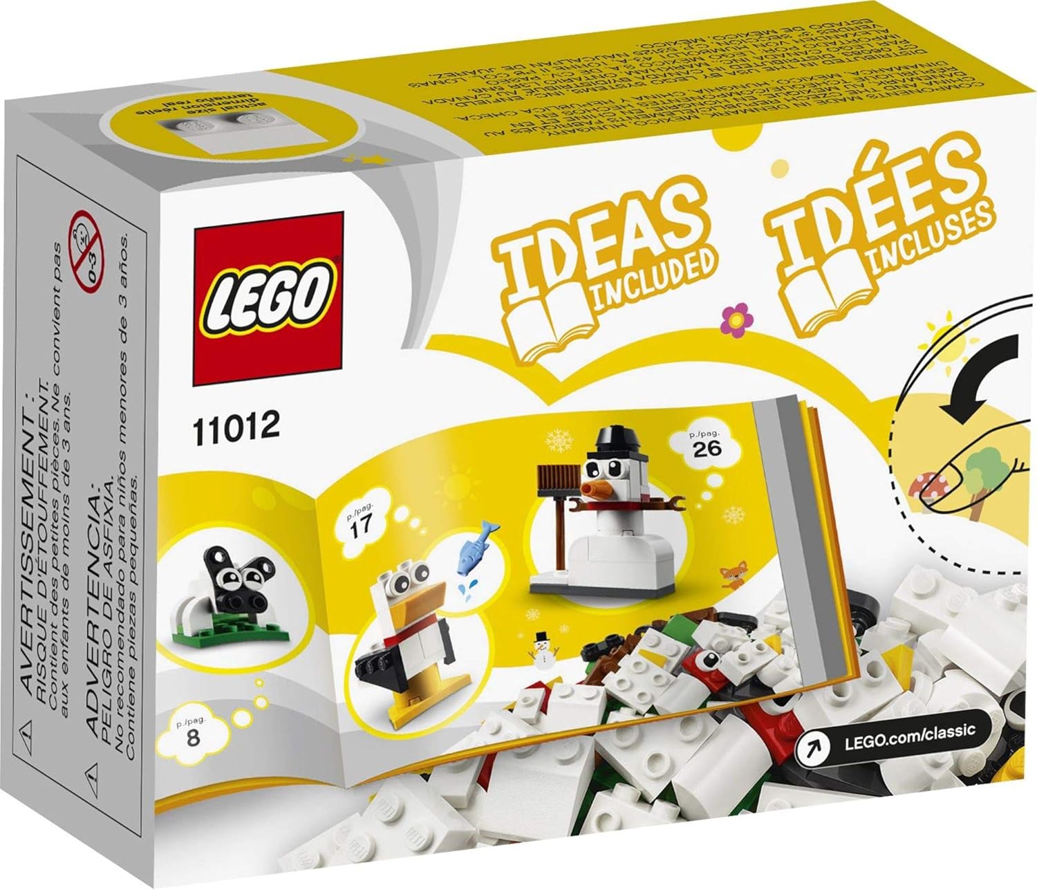 White Bricks Building Kit (60 Pieces) O637477