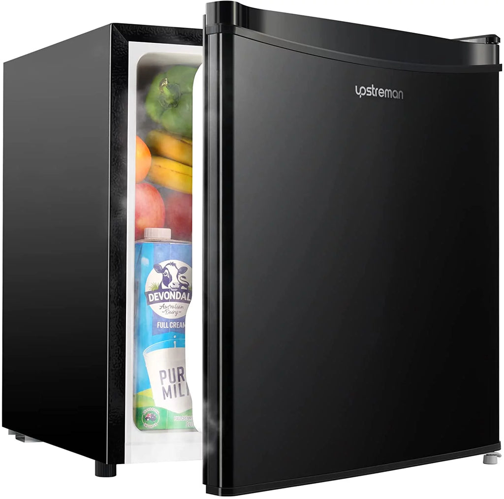 1.7 Cu.ft Mini Fridge with Freezer, Single Door Compact Refrigerator Black U29836