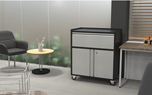 Metal Rolling Tool Cabinet with Drawers and Wheels N12687