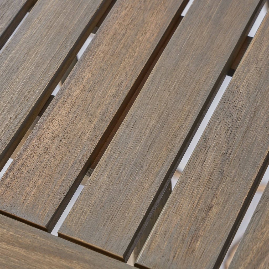 Gray Acacia Wood Square Dining Table B13848