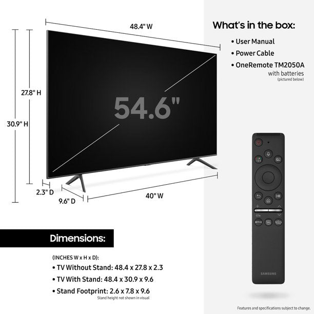 55 Class 4K Ultra HD HDR Smart QLED TV B13604