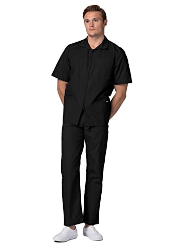 Zippered Short Sleeved Scrub Jacket W768