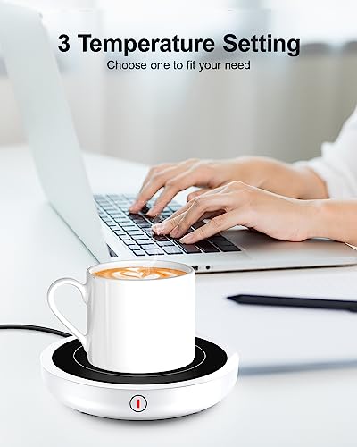 Black 50W Coffee Cup Warmer with 3 Temperature Settings P180