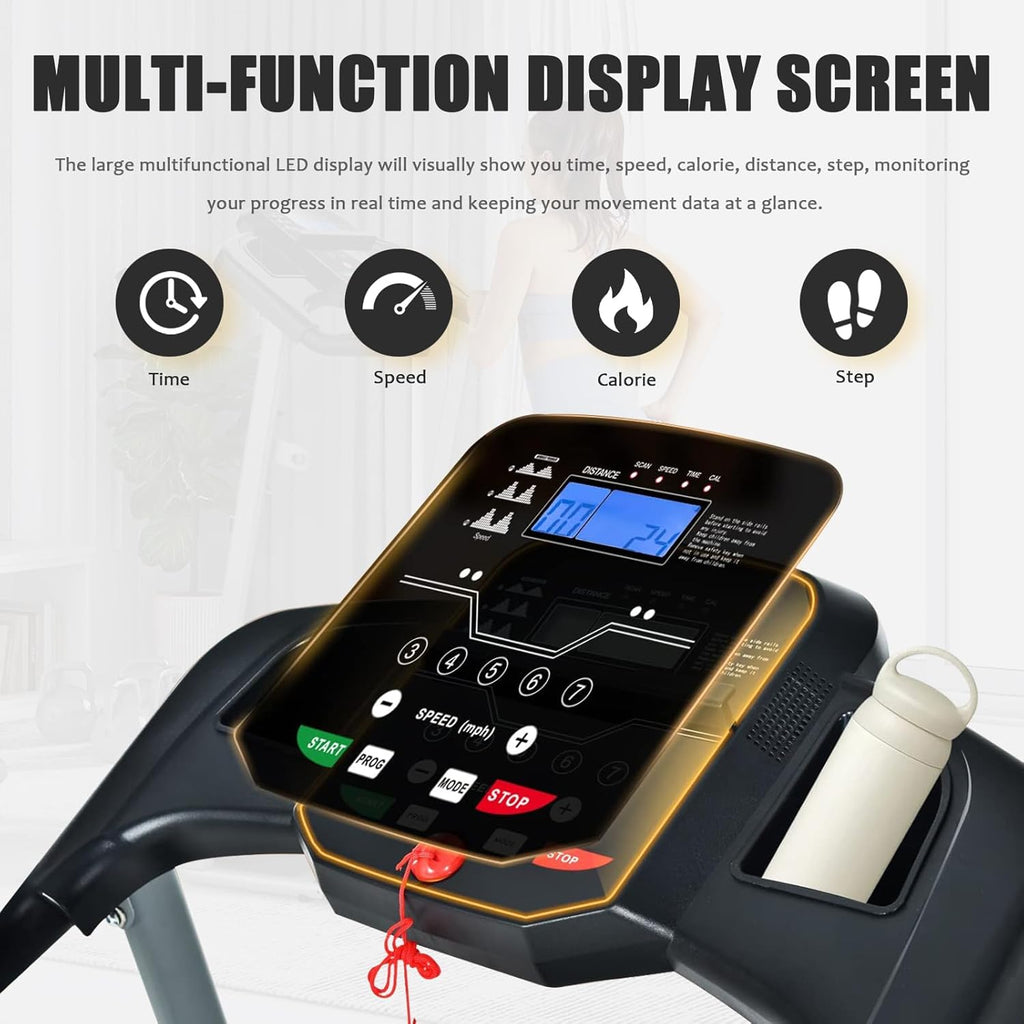 Folding Motorized Treadmill Z5795