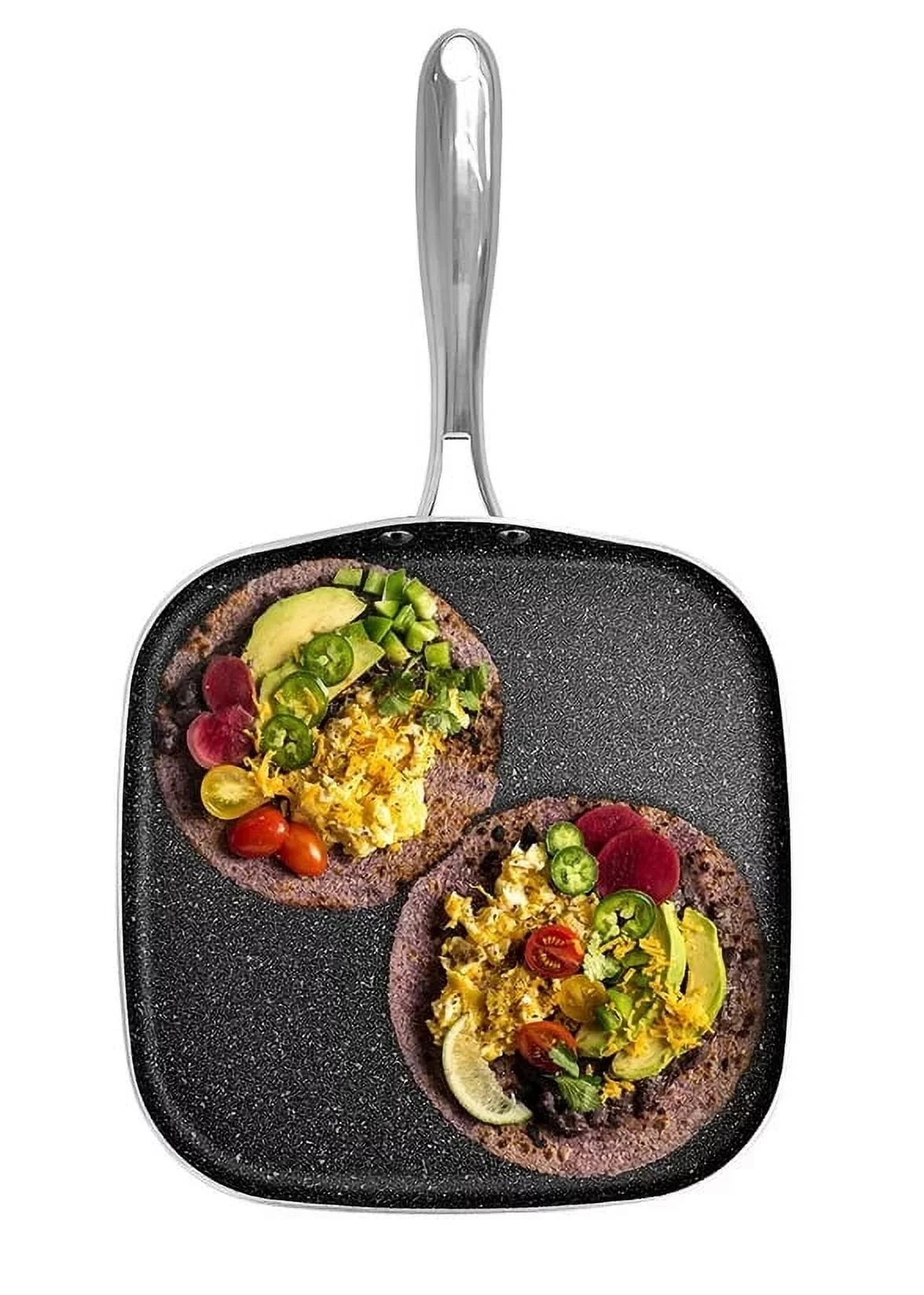 10.5 Inches Non-Stick Square Griddle Pan R7524