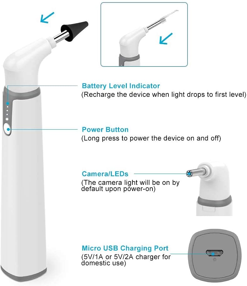 3.9mm WiFi Ear Scope Camera with 6 LED Lights O50391