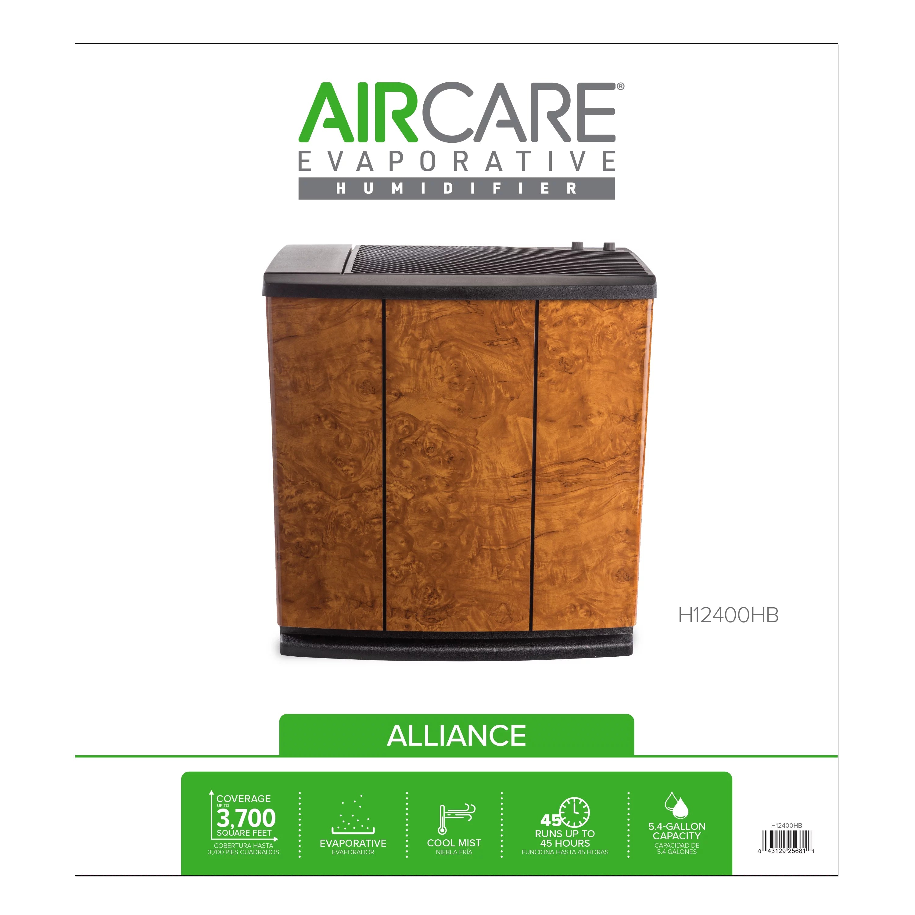 Oak Burl 3-Speed Whole-House Evaporative Humidifier U533