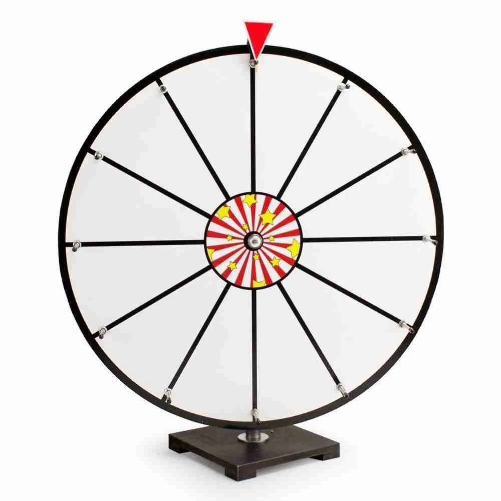 White Dry Erase Prize Wheel N183517