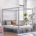 Silver Queen Canopy Bed J8275
