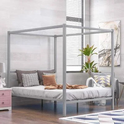 Silver Queen Canopy Bed J8275