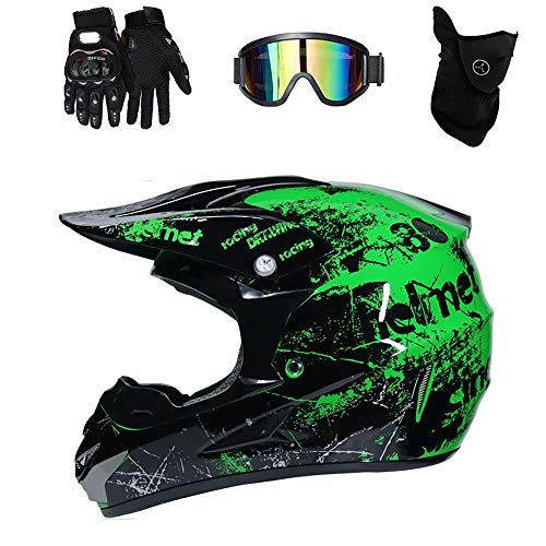 Orange Large Off-Road Motorcycle Helmet V513015