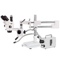 7X-45X Stereo Zoom Microscope on Dual Arm Boom Stand with 30W LED Illuminator Z88247