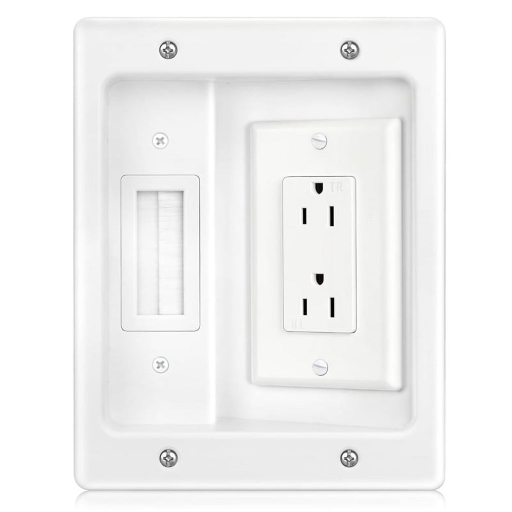 Recessed Outlet Box Cable Management Kit 15A 125V W24529