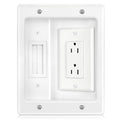 Recessed Outlet Box Cable Management Kit 15A 125V W24529