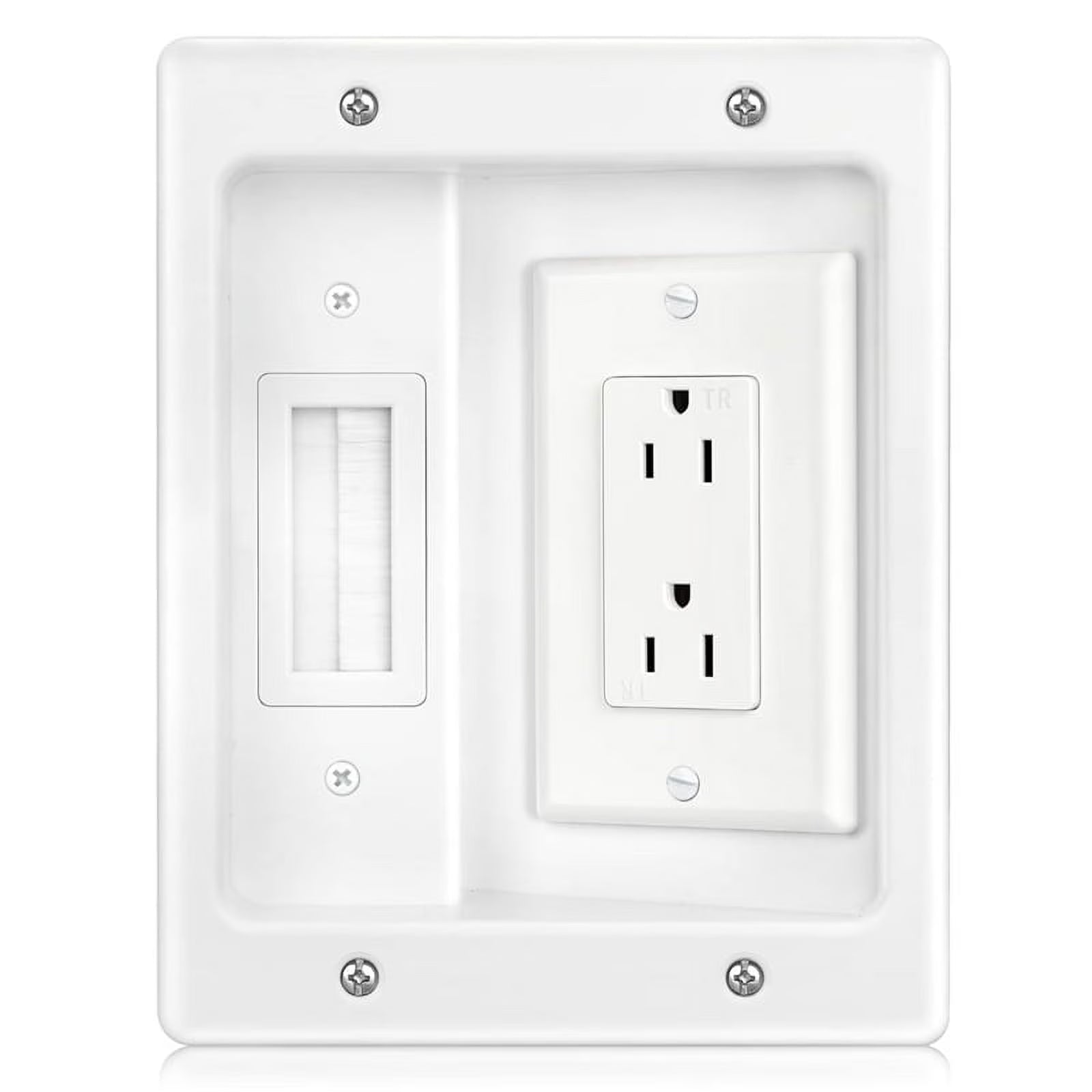 Recessed Outlet Box Cable Management Kit 15A 125V W24529