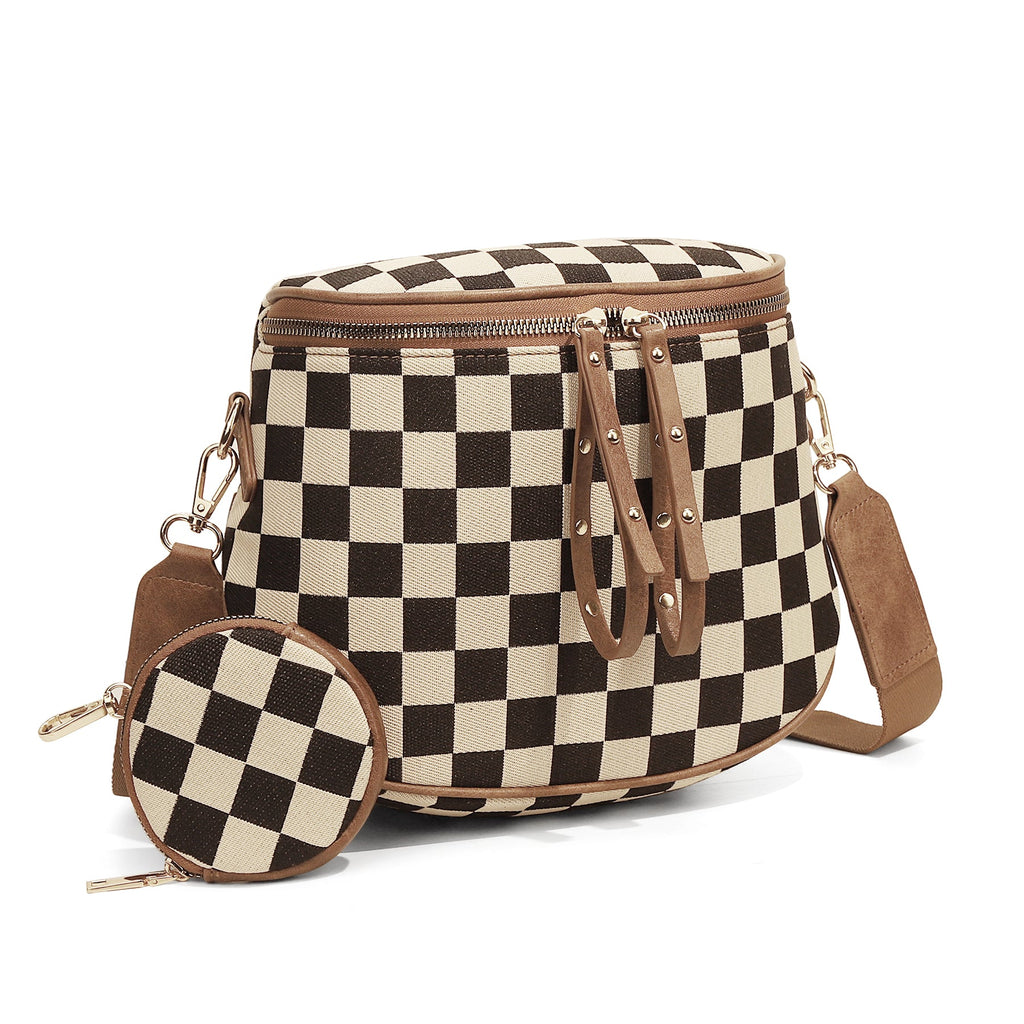 Ounamei Large Crossbody Bag for Women | Multi-Style Bag with Coin Pouch for Travel & Daily Use