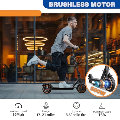 8.5" Solid Tires 500W Motor Foldable Electric Scooter C20037