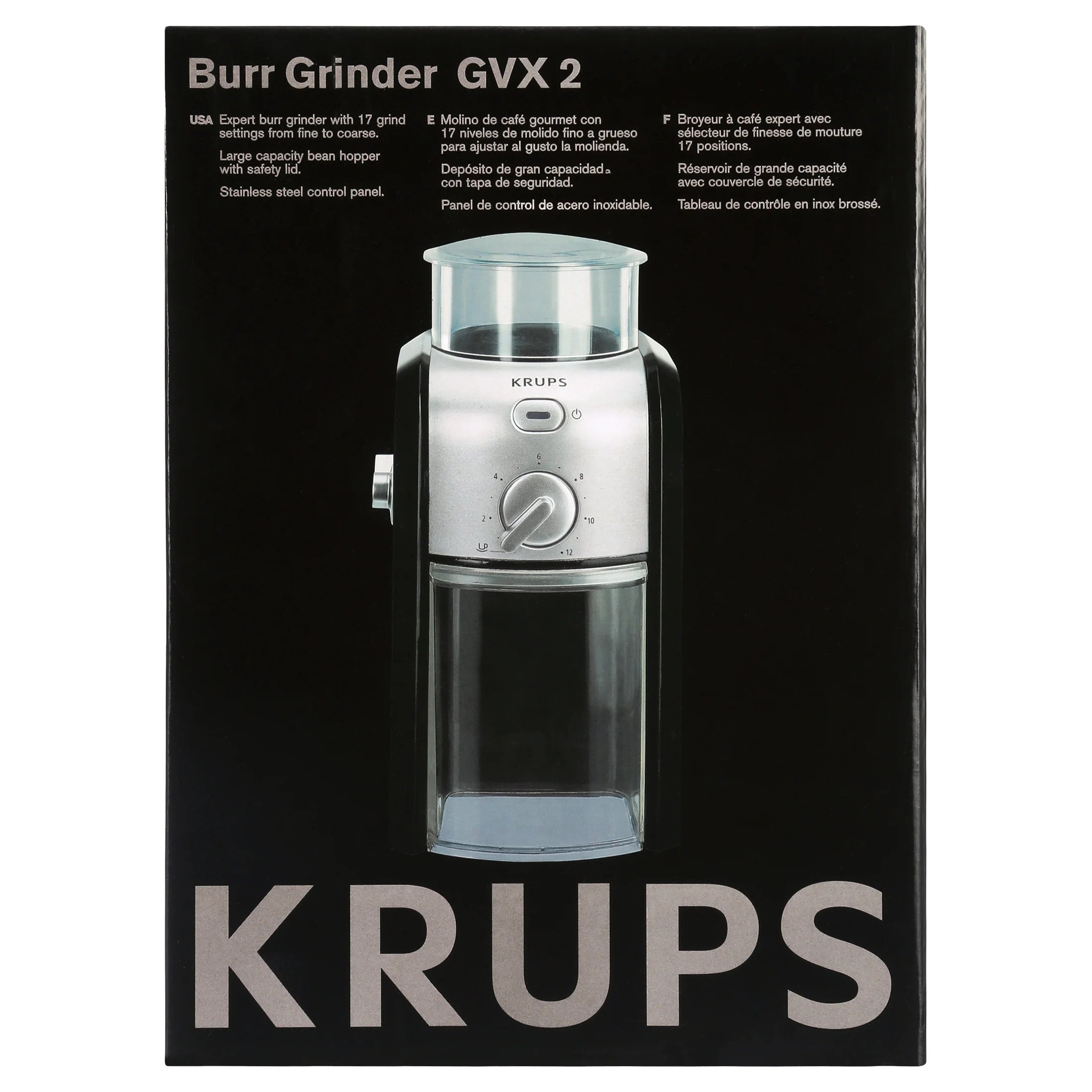 Black Burr Mill Coffee Grinder E27237