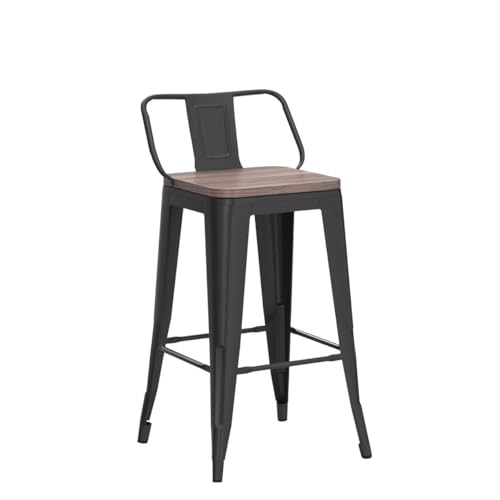 30 Inch Set of 4 Swivel Counter Height Metal Bar Stools Q2021
