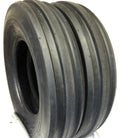 Two 7.50-16 Front Tractor Tires Tri Rib Heavy Duty A398