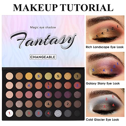 Matte Shimmer Metallic Eyeshadow Palette V14002